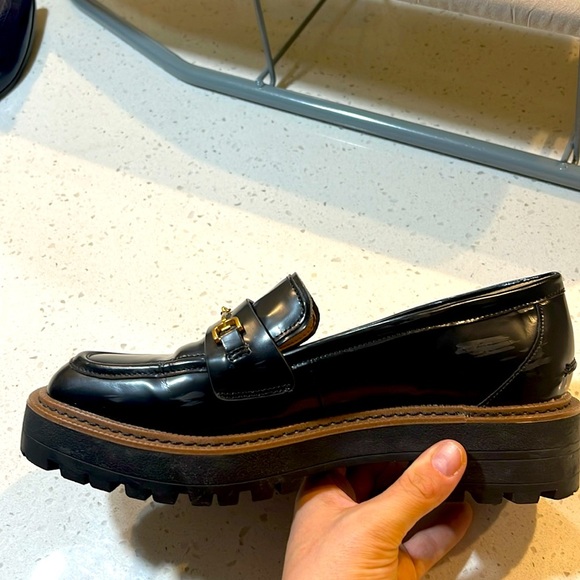 SAM ELDMAN Black flats/loafers, size 9, gently used - Picture 5 of 5